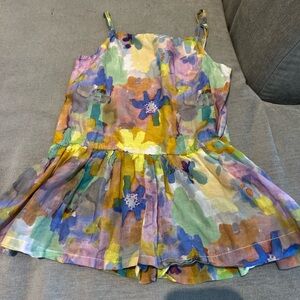 Stella McCartney Kids Multicolor Peplum romper